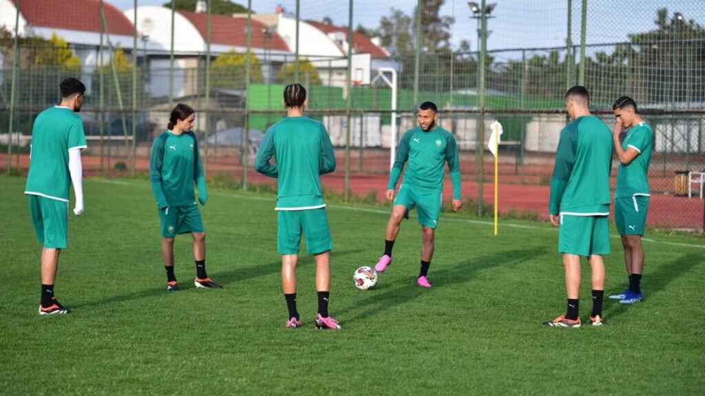 المنتخب الأولمبي الوطني ينهي تحضيراته لمواجهة أوكرانيا